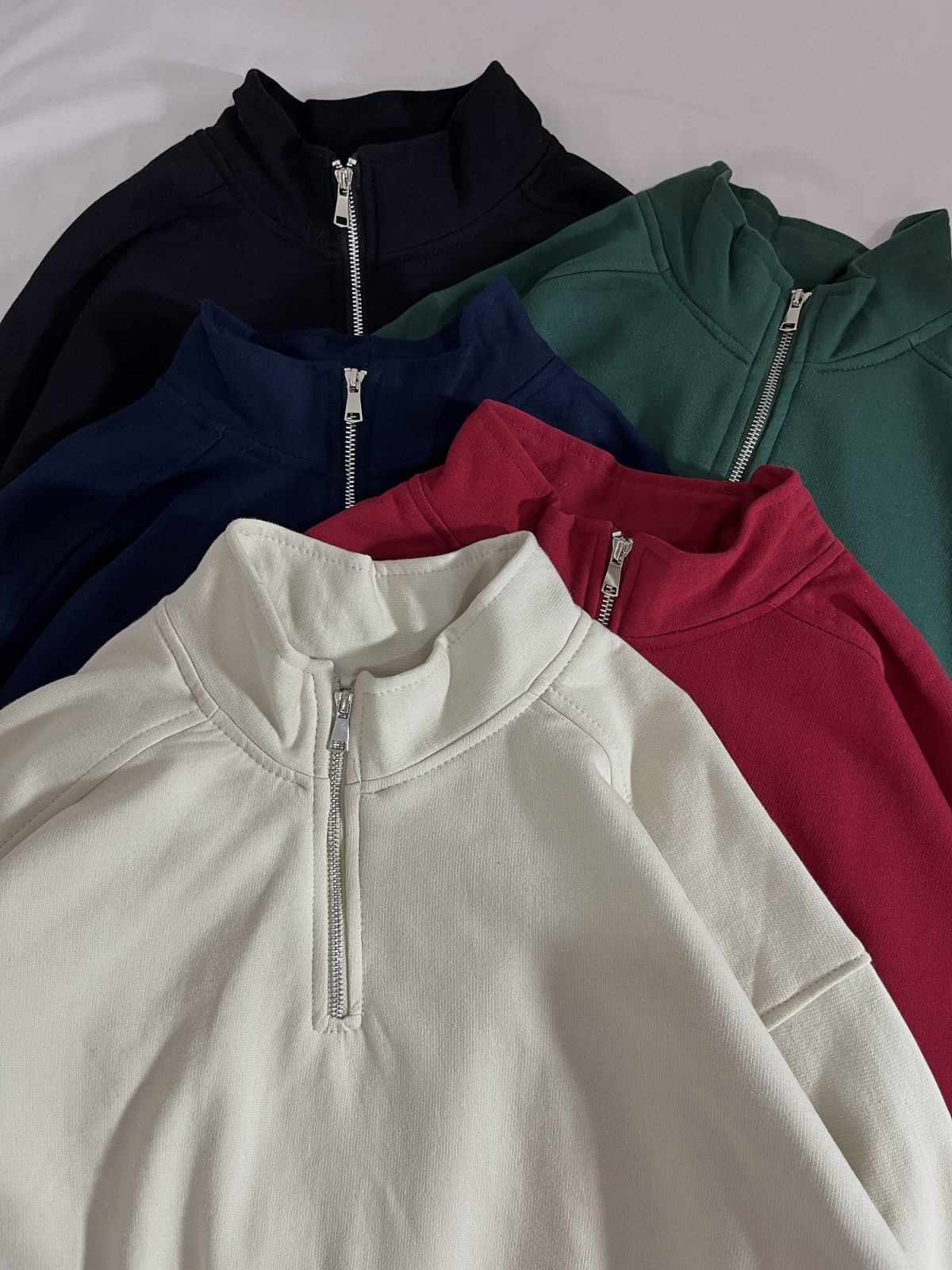 نیم زیپ ساده سه نخ داخل کرک(2773) - Image 2