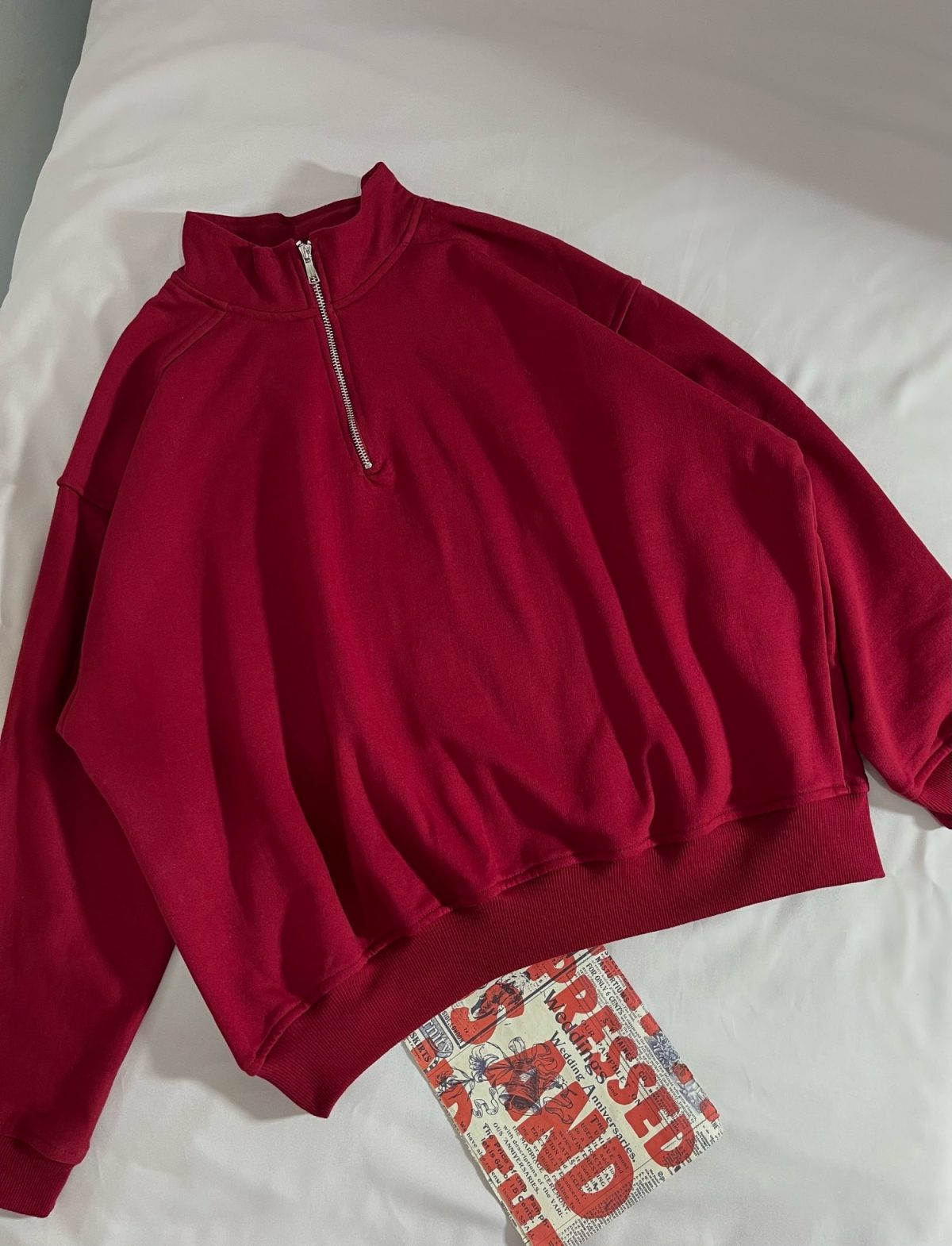 نیم زیپ ساده سه نخ داخل کرک(2773) - Image 4