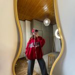 سویشرت SANTAROSA اورسایز سه نخ داخل کرک(2783)