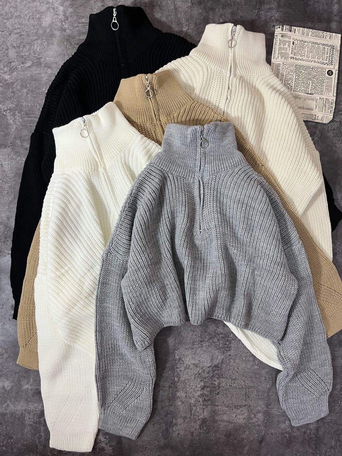 بافت نیم زیپ ترک وارداتی(2725) - Image 4