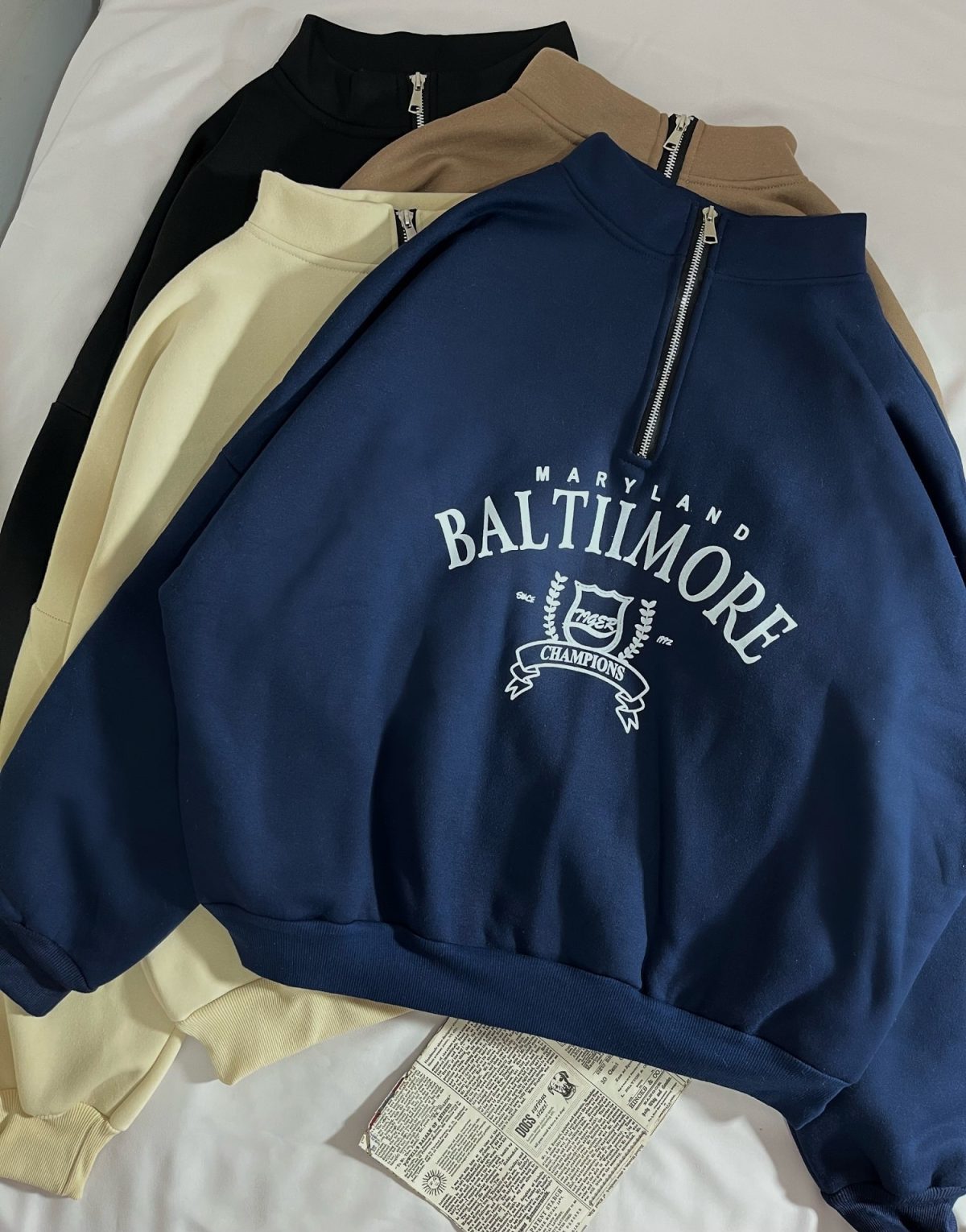 IMG_3188-min دورس نیم زیپ BALTIMORE سه نخ داخل کرک(2788) - Image 2