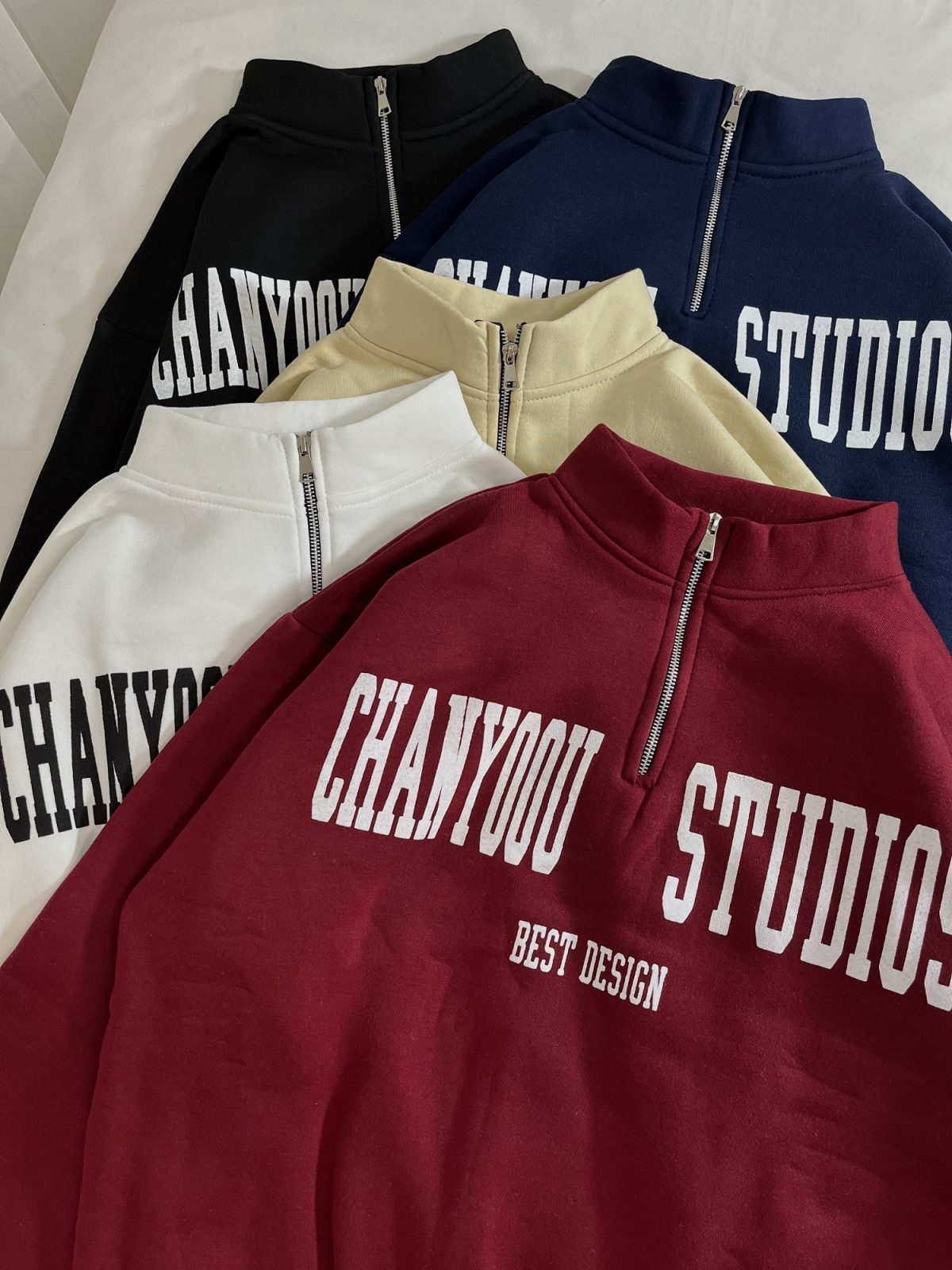 دورس نیم زیپ CHANYOU سه نخ داخل کرک(2789) - Image 4