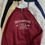 دورس نیم زیپ USA سه نخ داخل کرک(2791)