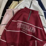 دورس نیم زیپ SWITZERLAND سه نخ داخل کرک(2790)