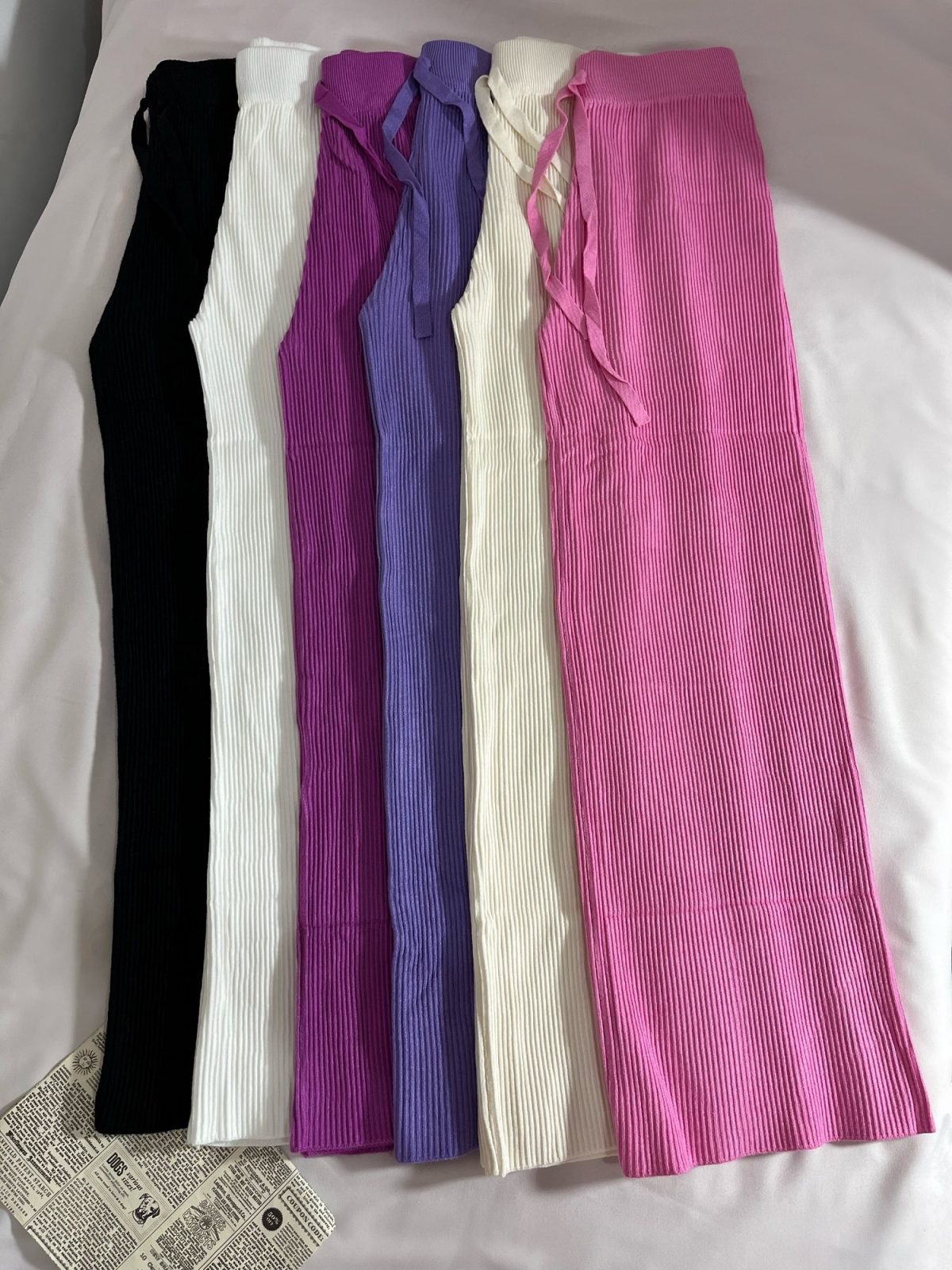 شلوار بگ بافت کبریتی وارداتی(2804) - Image 2