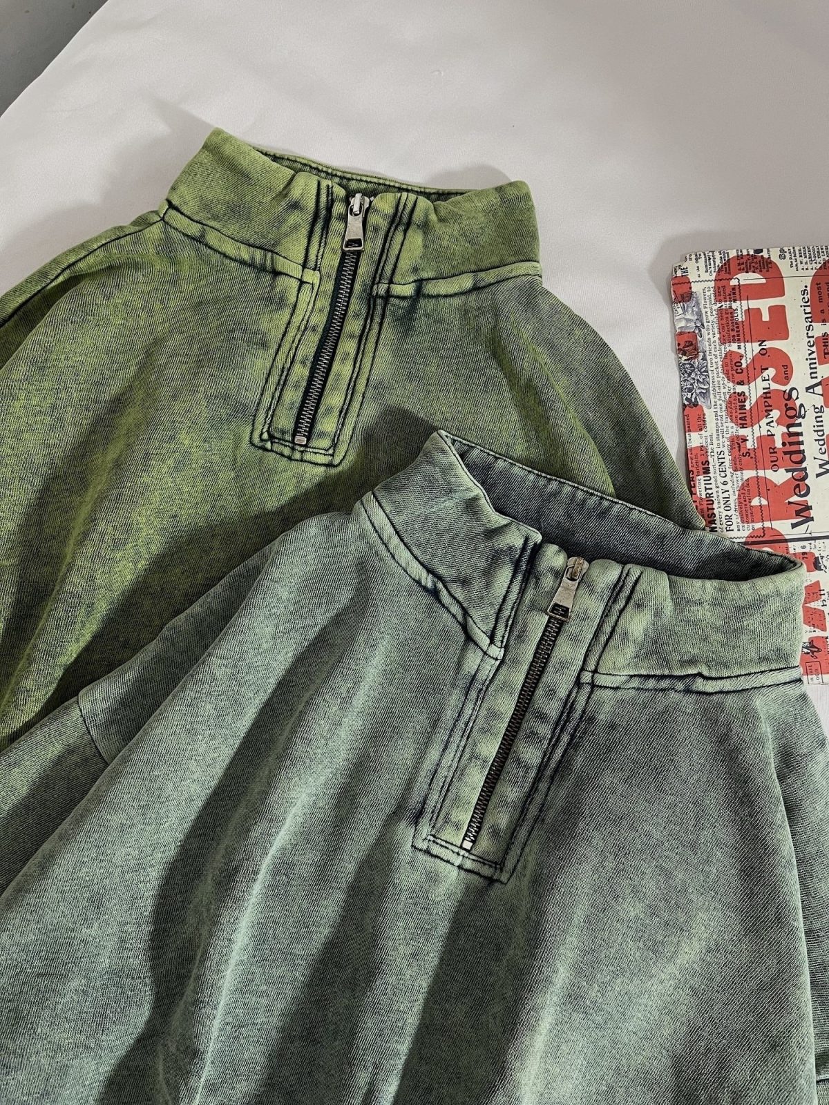 نیم زیپ سنگشور سه نخ داخل کرک وارداتی(2817) - Image 6