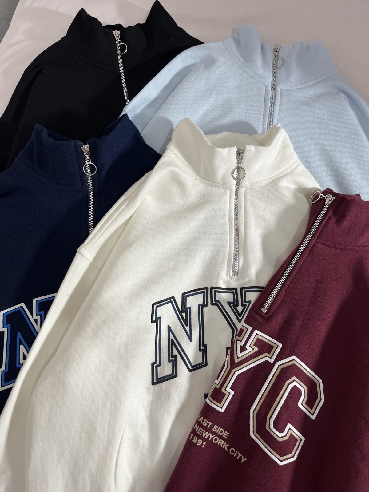 دورس نیم زیپ NYC سه نخ داخل کرک(2818) - Image 2