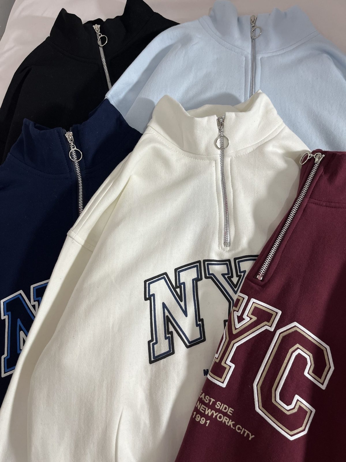 دورس نیم زیپ NYC سه نخ داخل کرک(2818) - Image 3