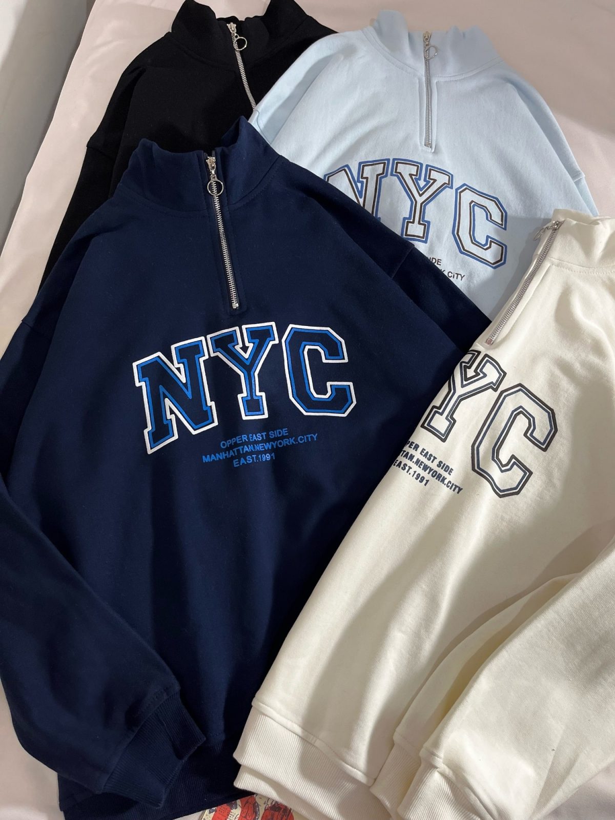 دورس نیم زیپ NYC سه نخ داخل کرک(2818) - Image 4