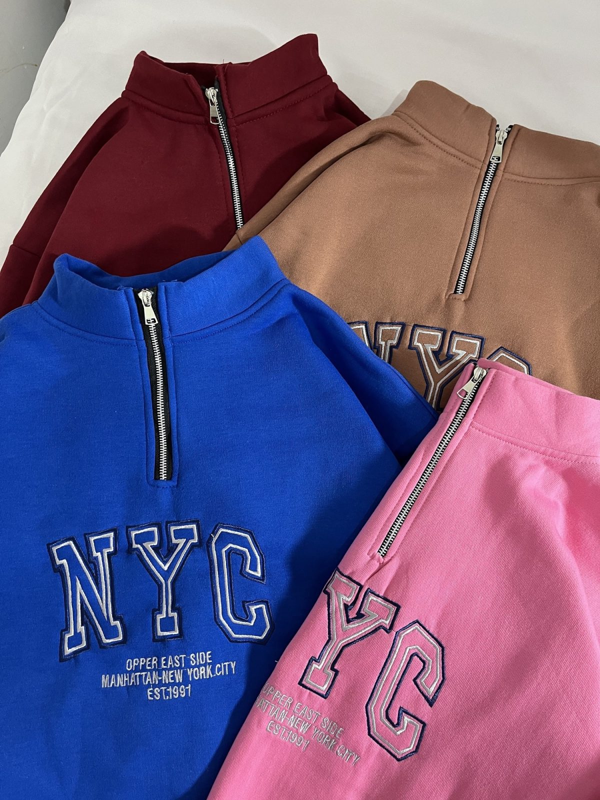 دورس نیم زیپ NYC سه نخ داخل کرک(2825) - Image 3