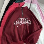 دورس نیم زیپ CALIFORNIA سه نخ داخل کرک(2822)