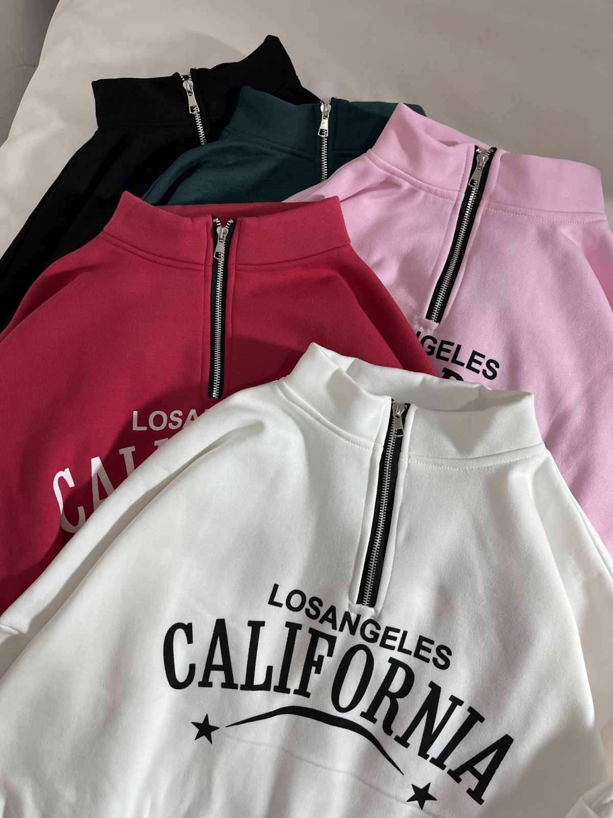 دورس نیم زیپ CALIFORNIA سه نخ داخل کرک(2822) - Image 2