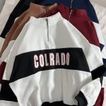 دورس نیم زیپ ترکیبی سه نخ داخل کرک(2824)