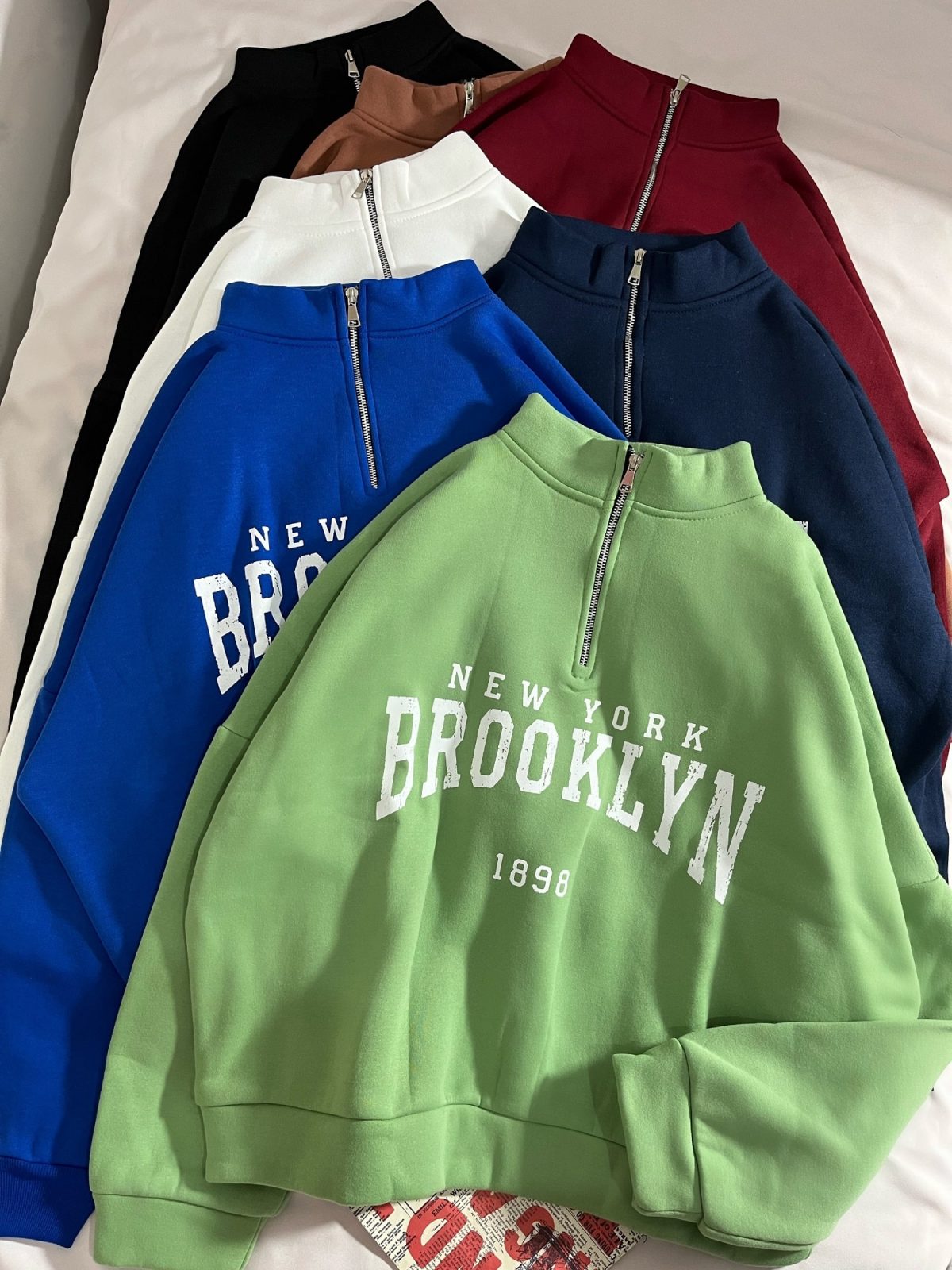 دورس نیم زیپ BROOKLYN سه نخ داخل کرک(2820) - Image 1