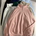 نیم زیپ ساده دورس سه نخ داخل کرک(2826)