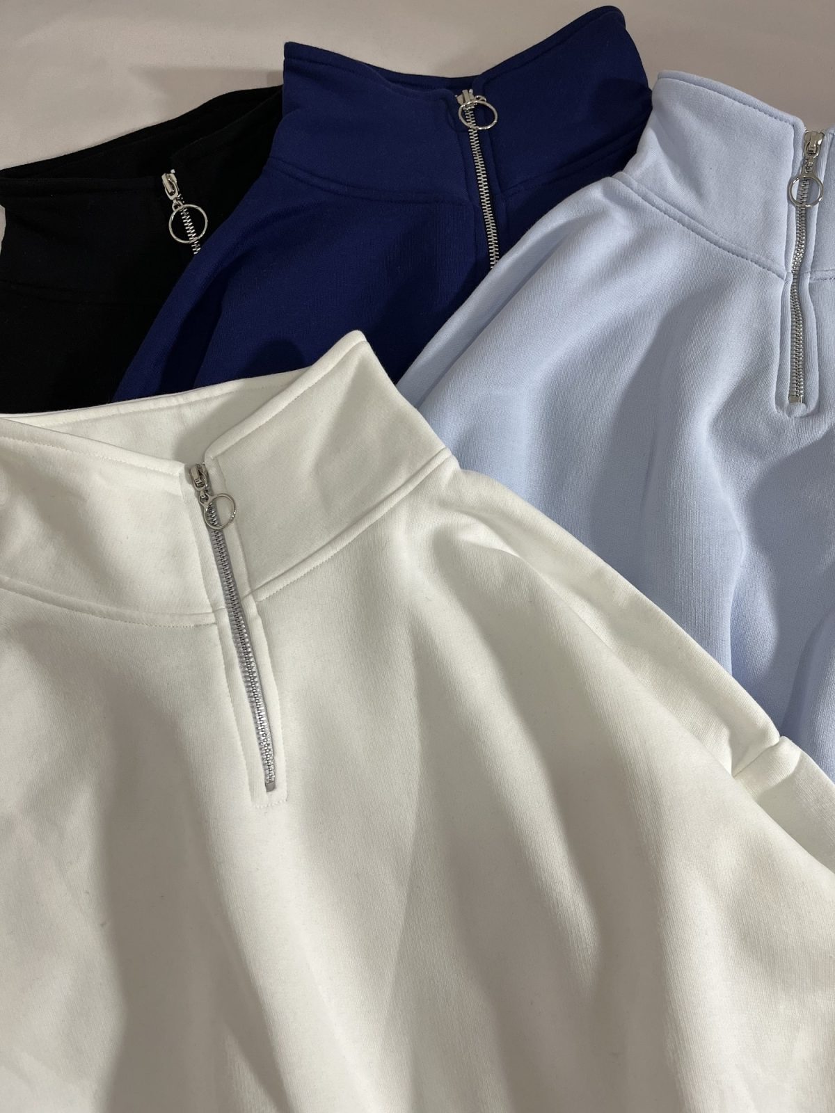 نیم زیپ ساده دورس سه نخ داخل کرک(2826) - Image 5