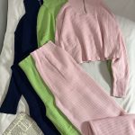 ست نیم زیپ و شلواربگ بافت(2843)