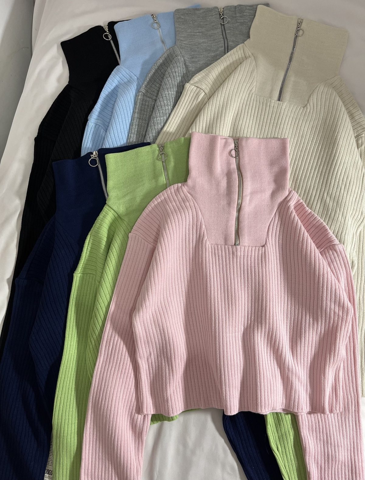 ست نیم زیپ و شلواربگ بافت(2832) - Image 6