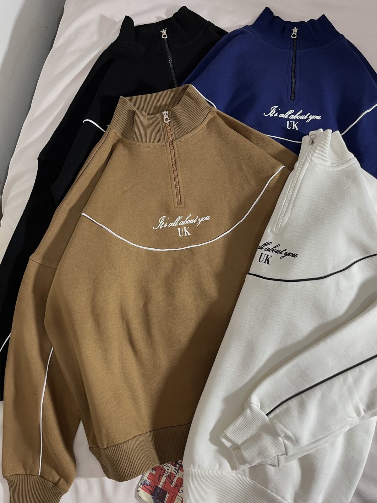 نیم زیپ مغزی دوزی شده سه نخ داخل کرک(2837) - Image 11