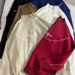 نیم زیپ مغزی دوزی شده سه نخ داخل کرک(2837)