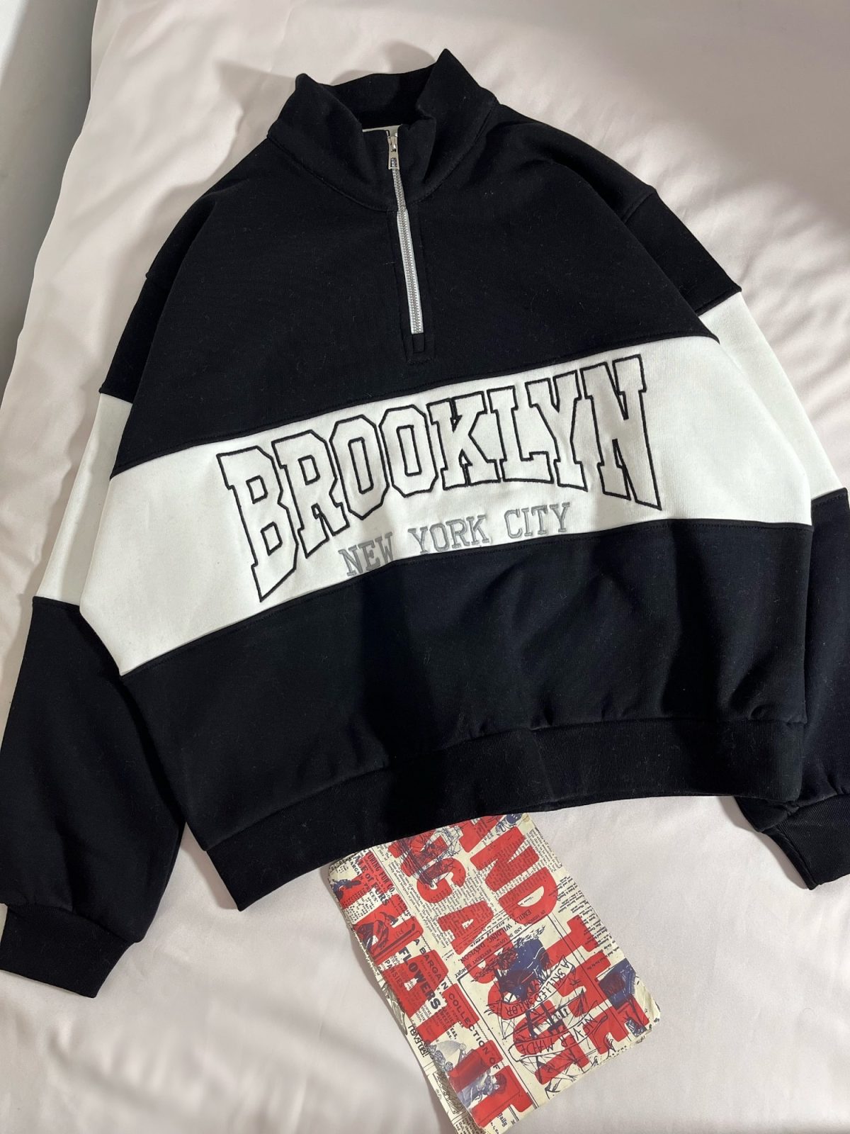 نیم زیپ ترکیبی BROOKLYN سه نخ داخل کرک(2846) - Image 6