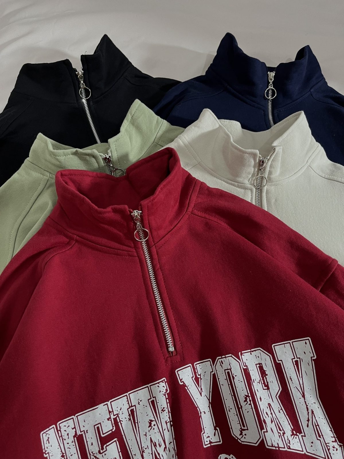 نیم زیپ NEW YORK دورس سه نخ داخل کرک(2853) - Image 4