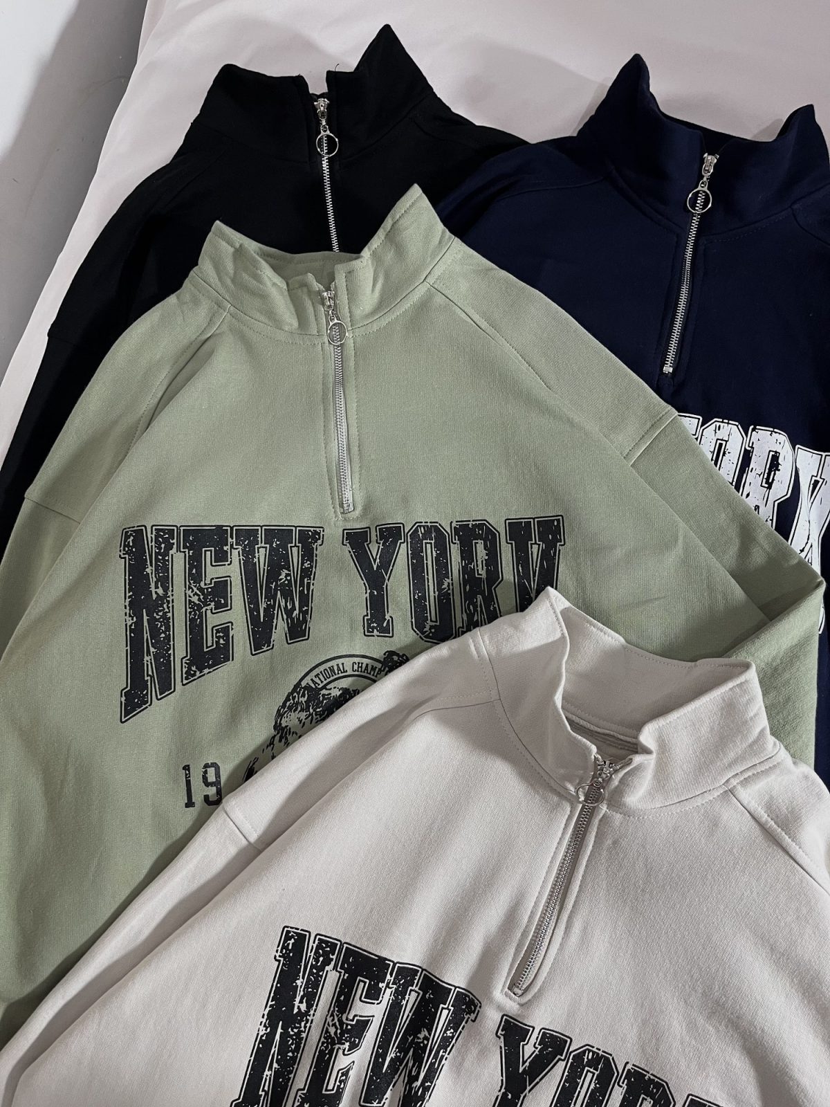 نیم زیپ NEW YORK دورس سه نخ داخل کرک(2853) - Image 5