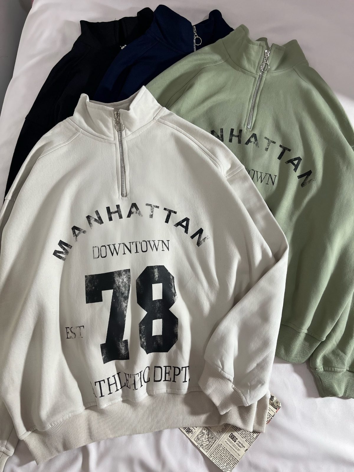 نیم زیپ 78 دورس سه نخ داخل کرک(2855) - Image 2