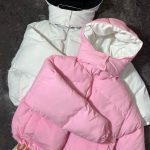 کاپشن پفی باکسی کلاهدار(2858)