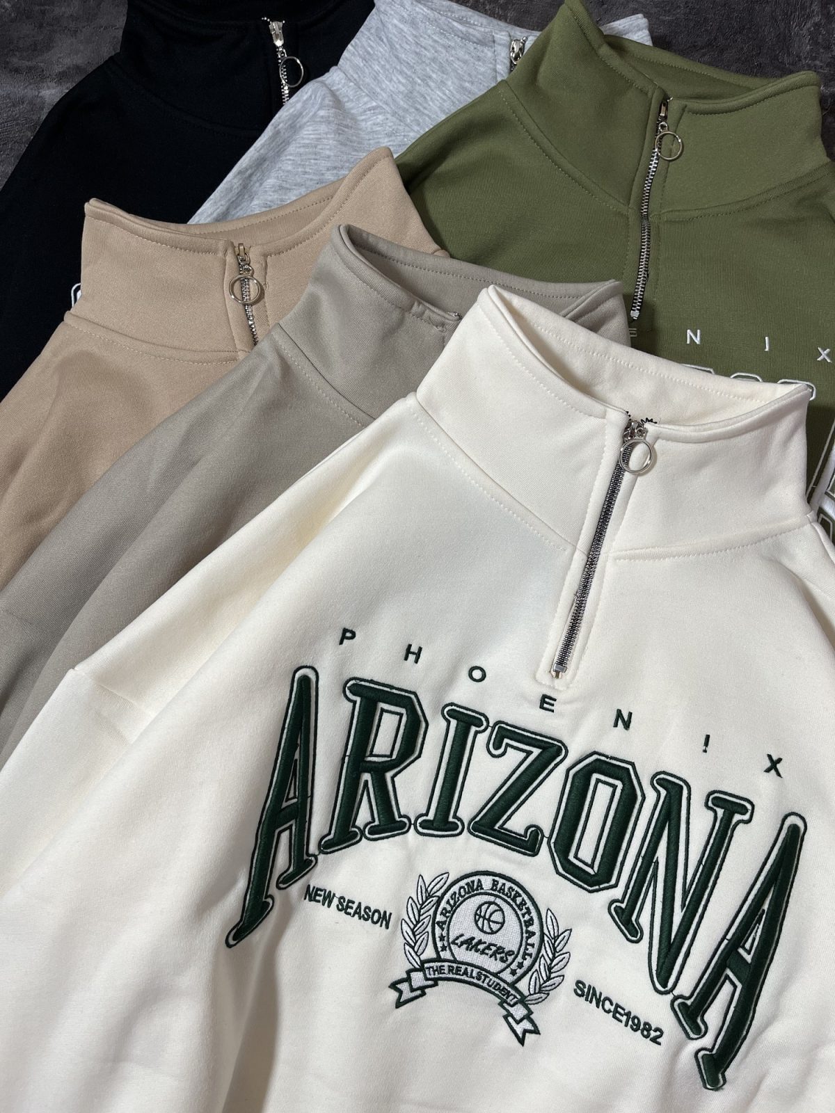 نیم زیپ ARIZONA سه نخ داخل کرک(2860) - Image 2