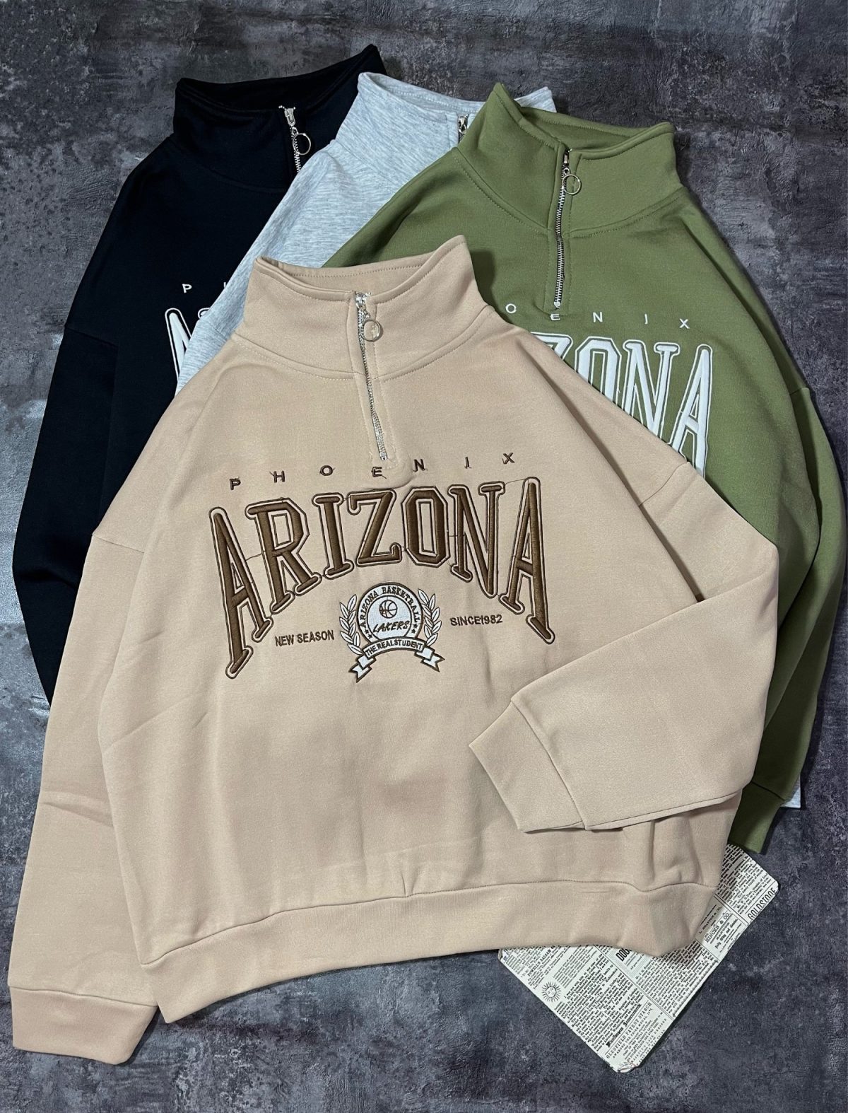 نیم زیپ ARIZONA سه نخ داخل کرک(2860) - Image 6