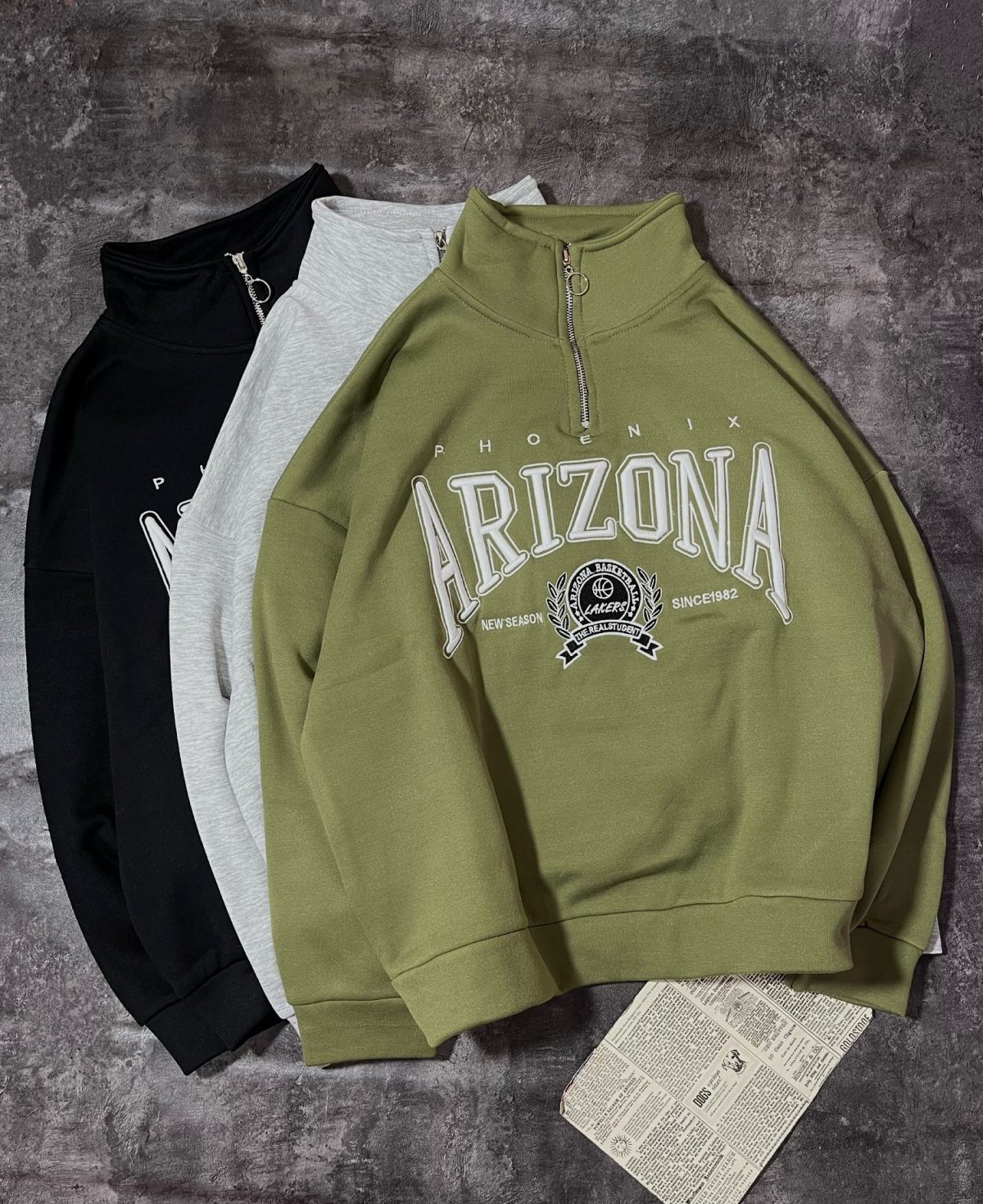 نیم زیپ ARIZONA سه نخ داخل کرک(2860) - Image 7