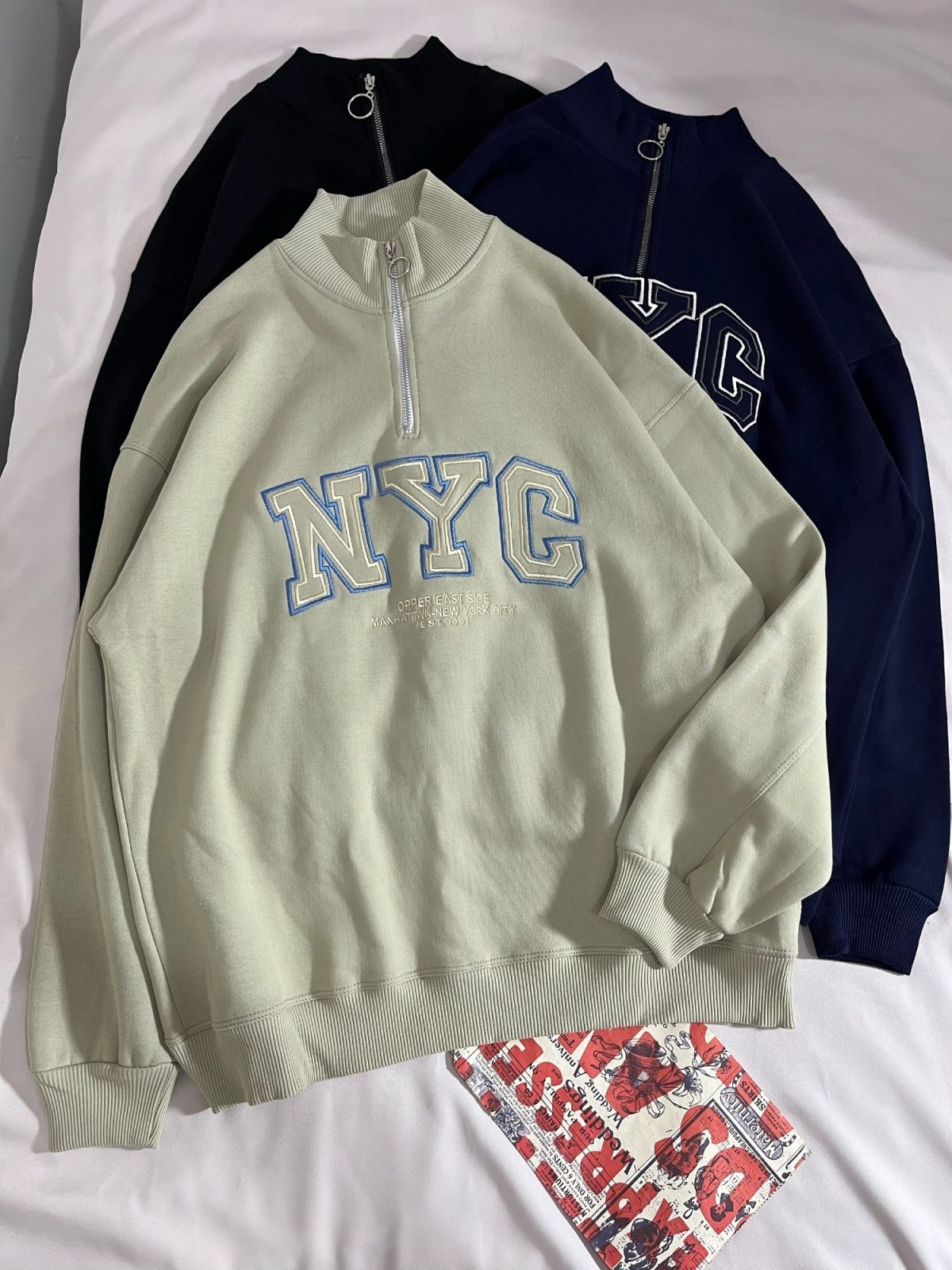 نیم زیپ NYC سه نخ داخل کرک(2867) - Image 5