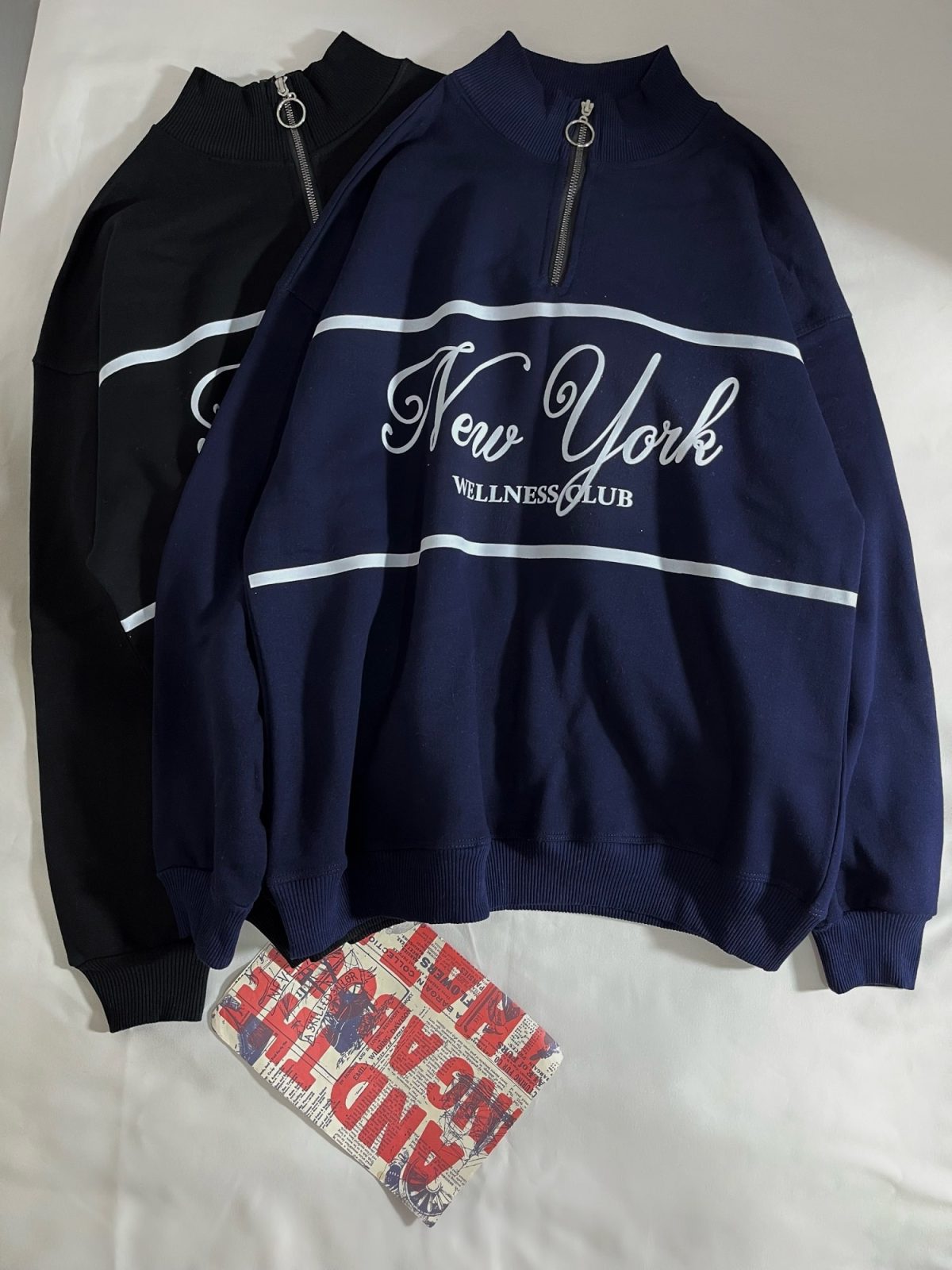 نیم زیپ NEW YORK سه نخ داخل کرک(2869) - Image 2