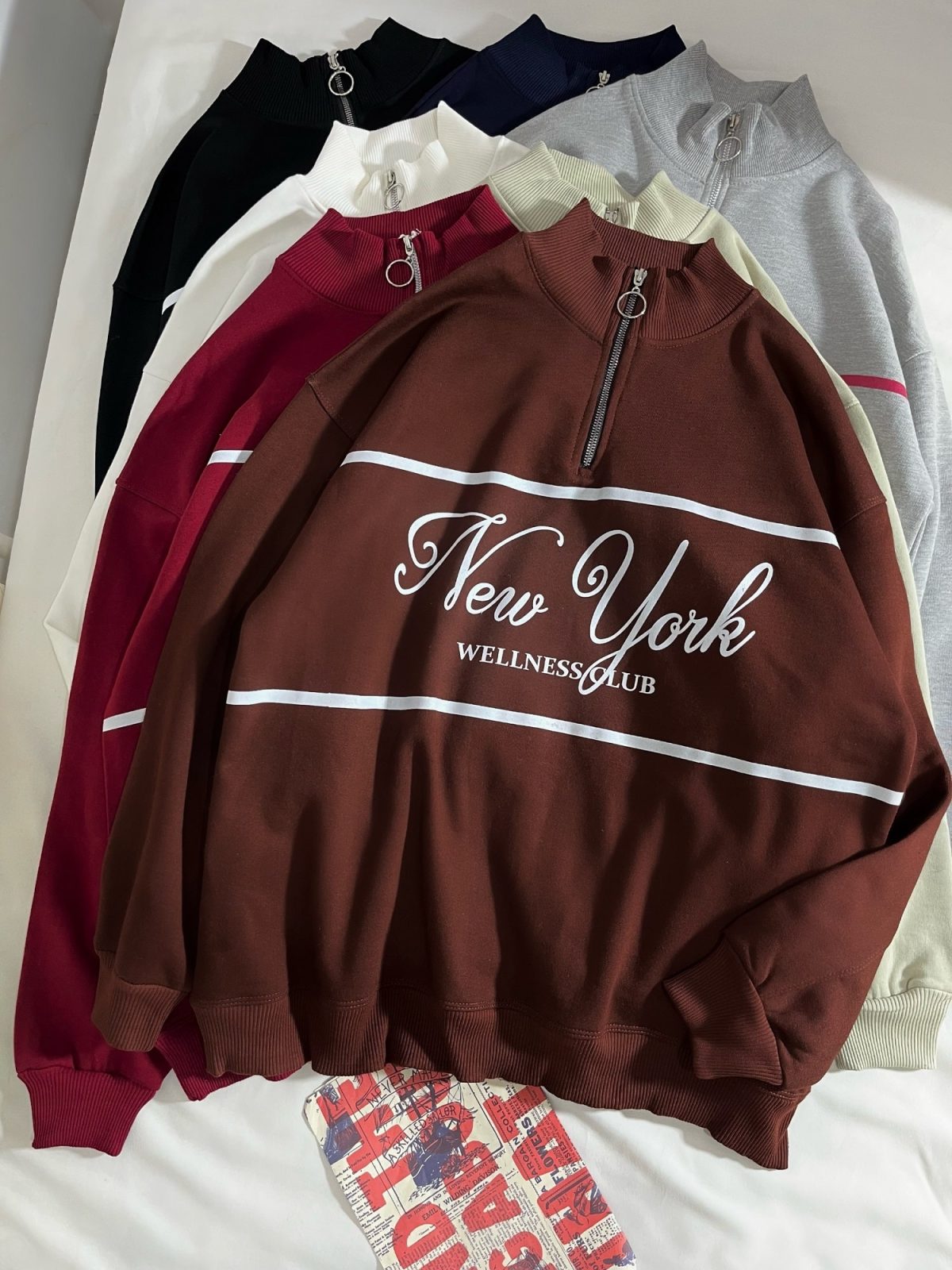 نیم زیپ NEW YORK سه نخ داخل کرک(2869) - Image 7