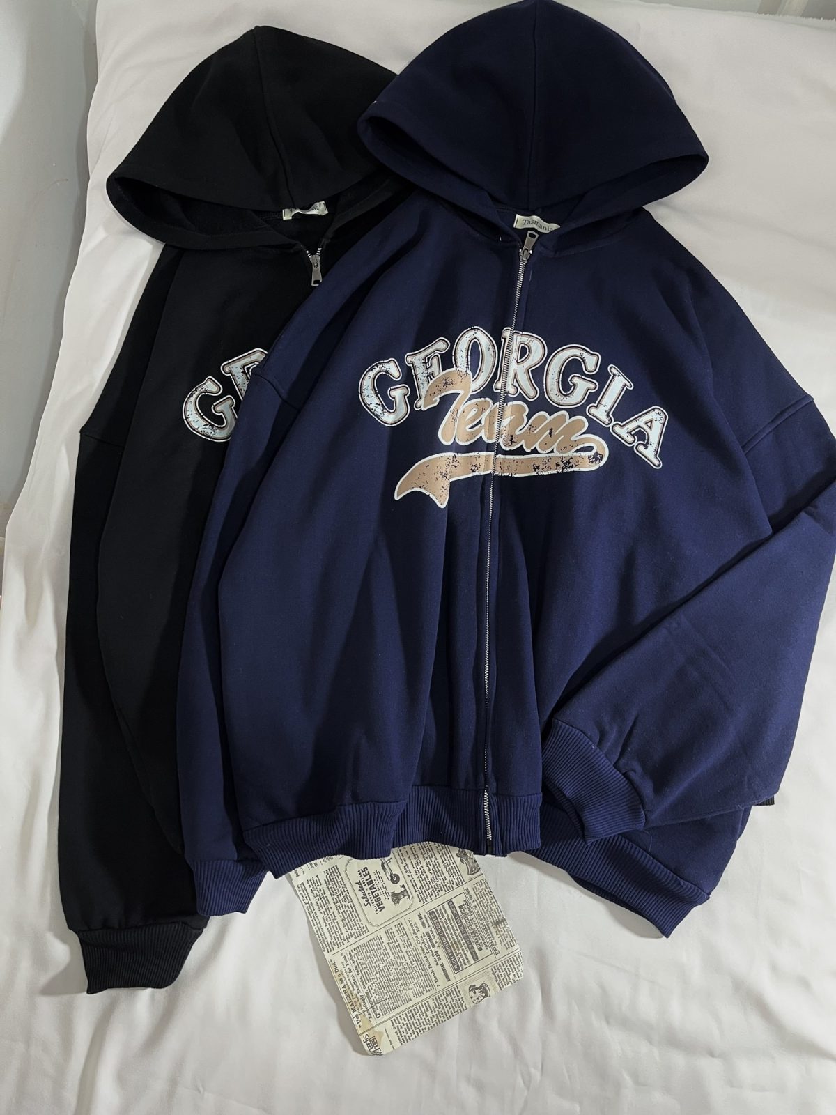 سویشرت GEORGIA پشت و جلو چاپ سه نخ داخل کرک(2871) - Image 3