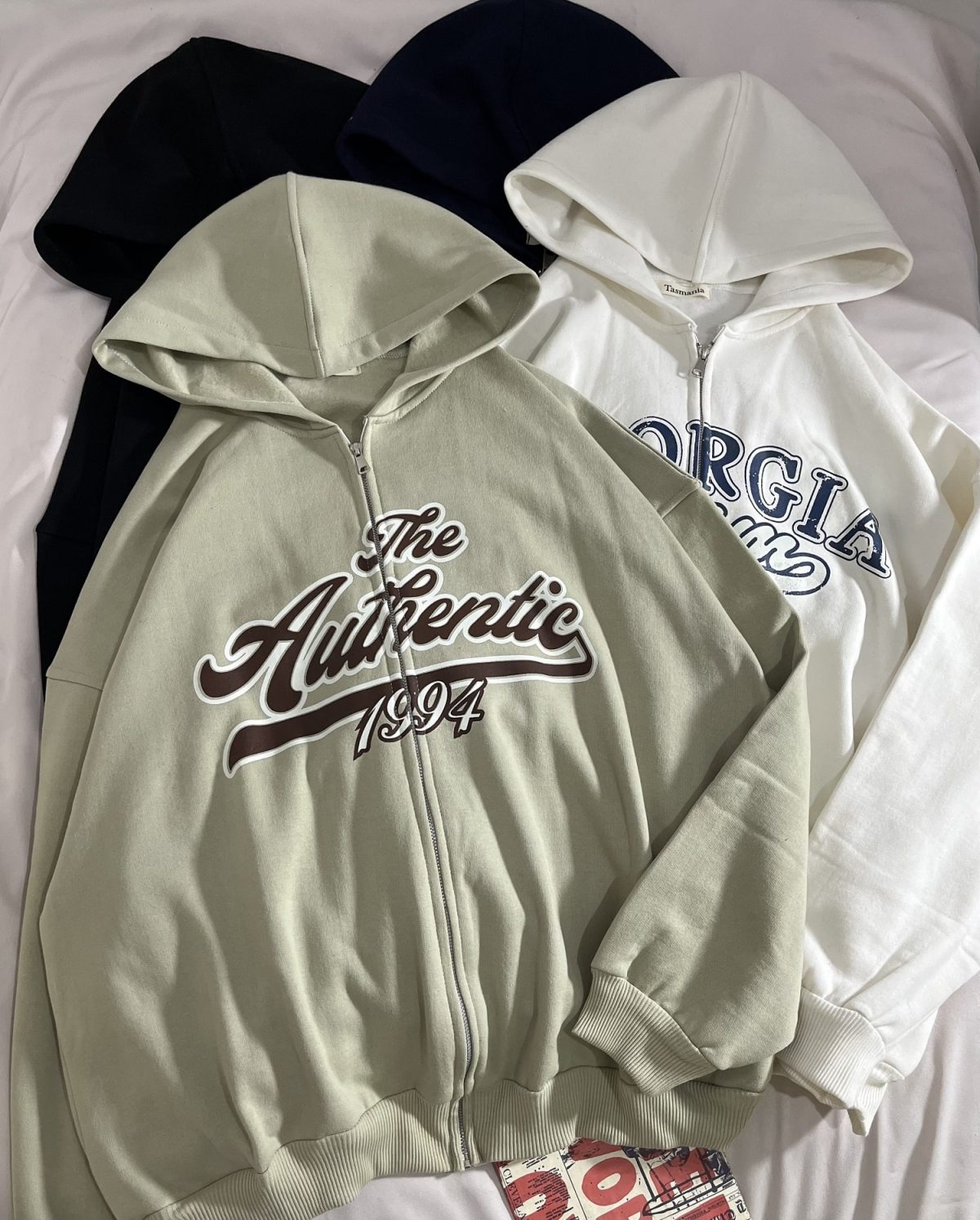 سویشرت GEORGIA پشت و جلو چاپ سه نخ داخل کرک(2871) - Image 5