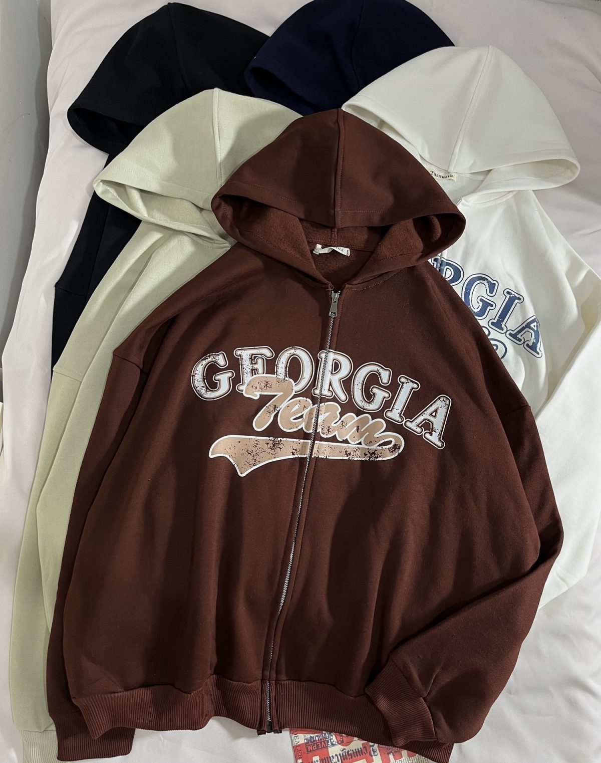 سویشرت GEORGIA پشت و جلو چاپ سه نخ داخل کرک(2871) - Image 6