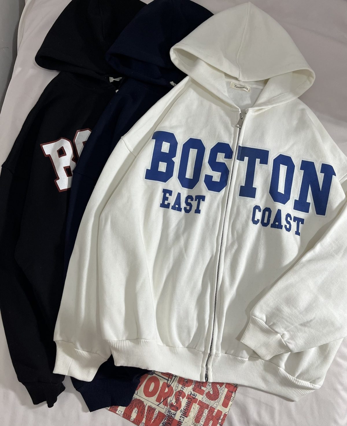 سویشرت BOSTON پشت و جلو چاپ سه نخ داخل کرک(2876) - Image 5