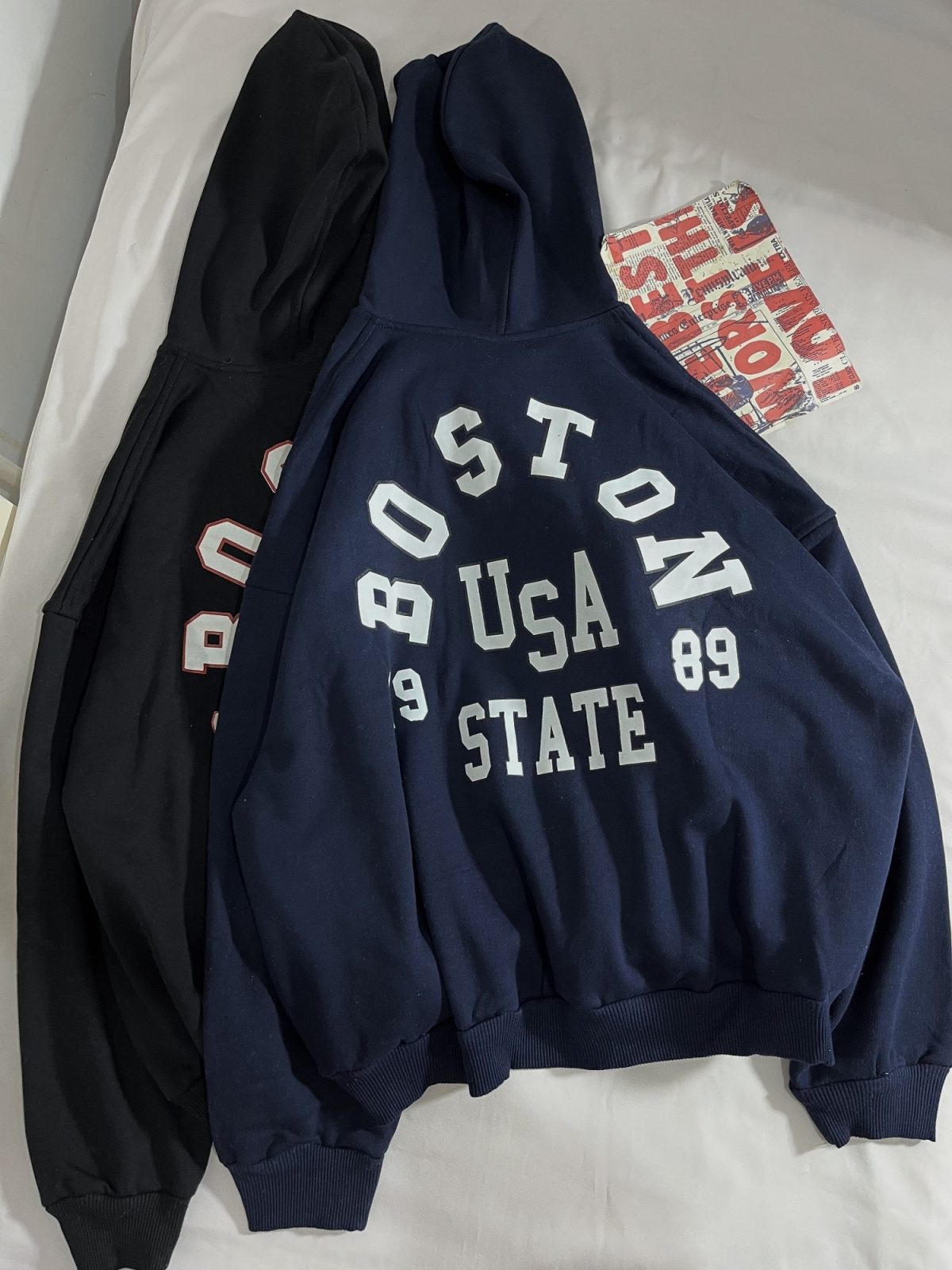 سویشرت BOSTON پشت و جلو چاپ سه نخ داخل کرک(2876) - Image 7