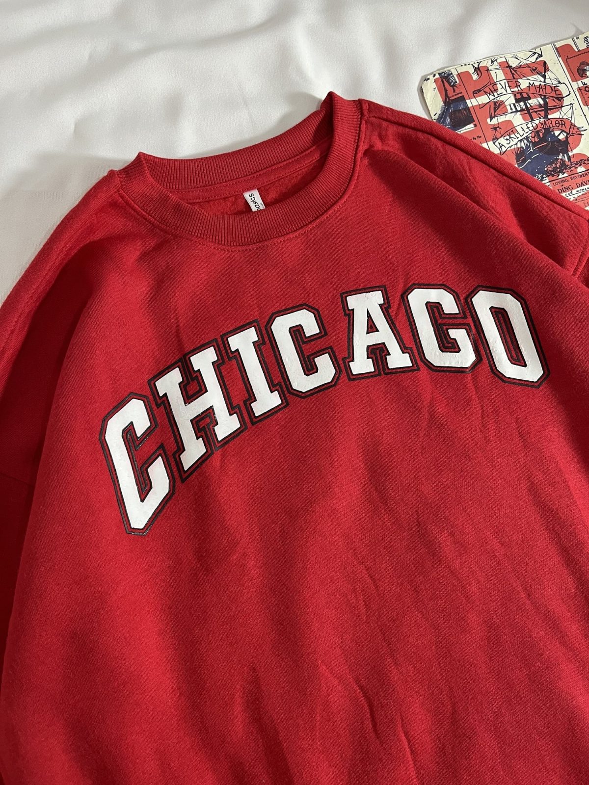 دورس وارداتی قرمز اورجینال سه نخ داخل کرک(2881) - Image 2