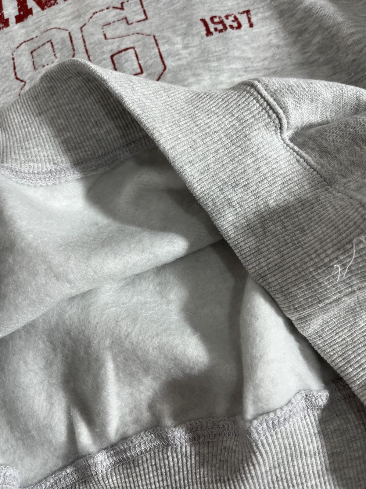 دورس وارداتی اورجینال طوسی با چاپ زرشکی سه نخ داخل کرک(2879) - Image 3