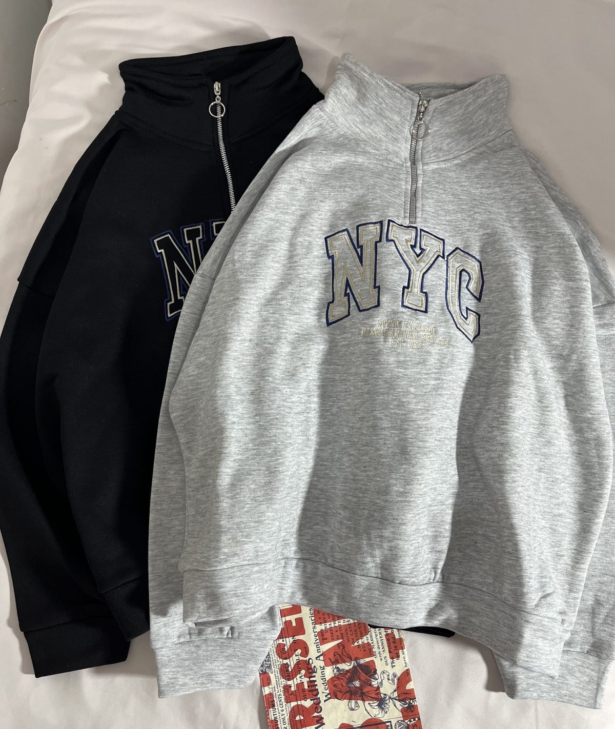 نیم زیپ NYC سه نخ داخل کرک(2885) - Image 2