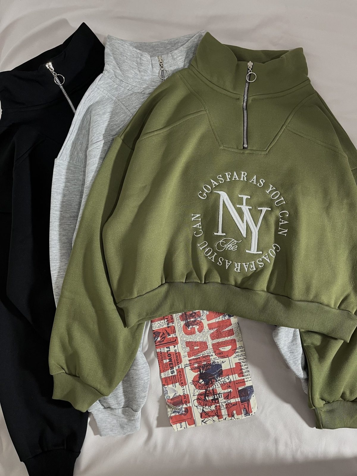 نیم زیپ NY سه نخ داخل کرک(2888) - Image 5