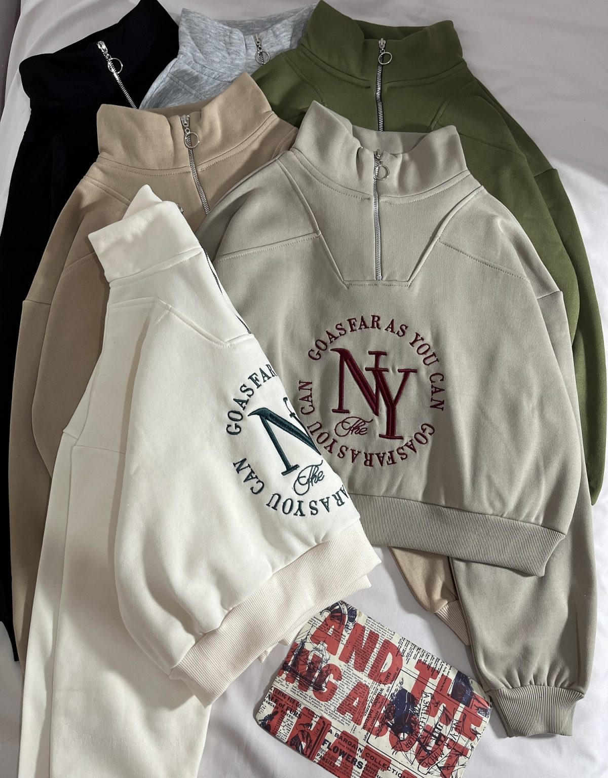 نیم زیپ NY سه نخ داخل کرک(2888) - Image 3