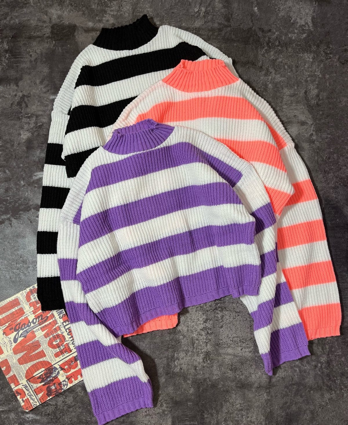 بافت کراپ راه راه(2907) - Image 2