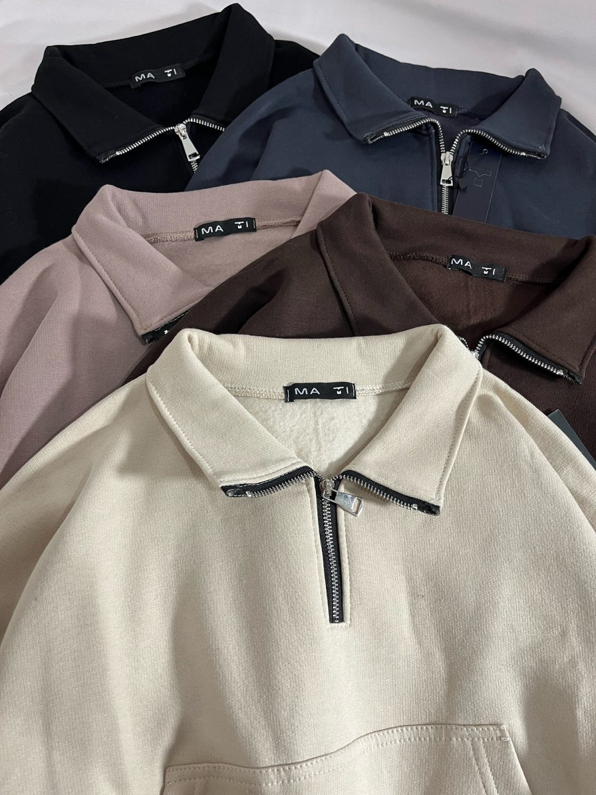 نیم زیپ زیرگت ساده سه نخ داخل کرک(2918) - Image 3