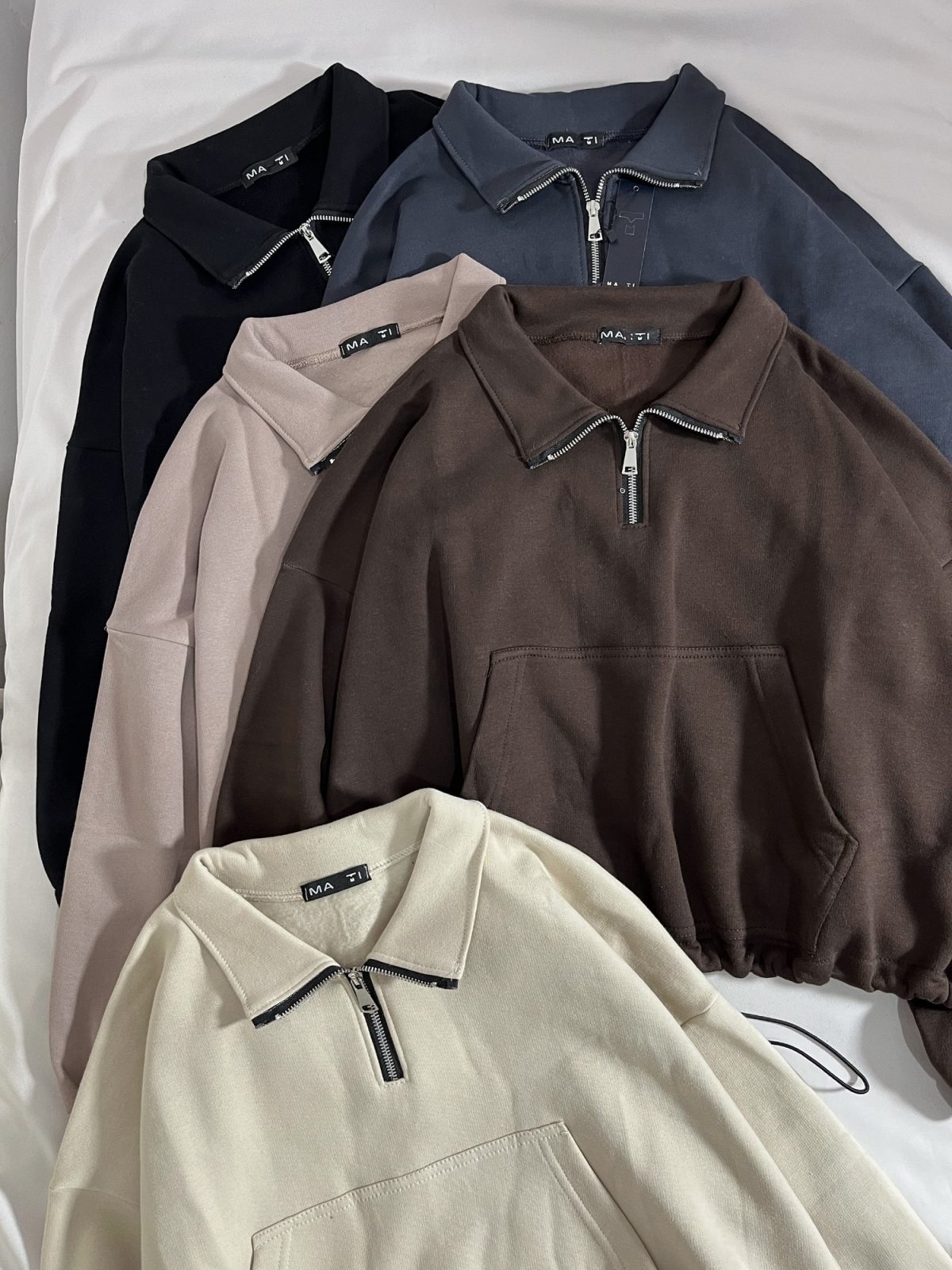 نیم زیپ زیرگت ساده سه نخ داخل کرک(2918) - Image 2