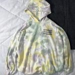 هودی آبرنگی زرد اورجینال وارداتی سه نخ داخل کرک(2934)