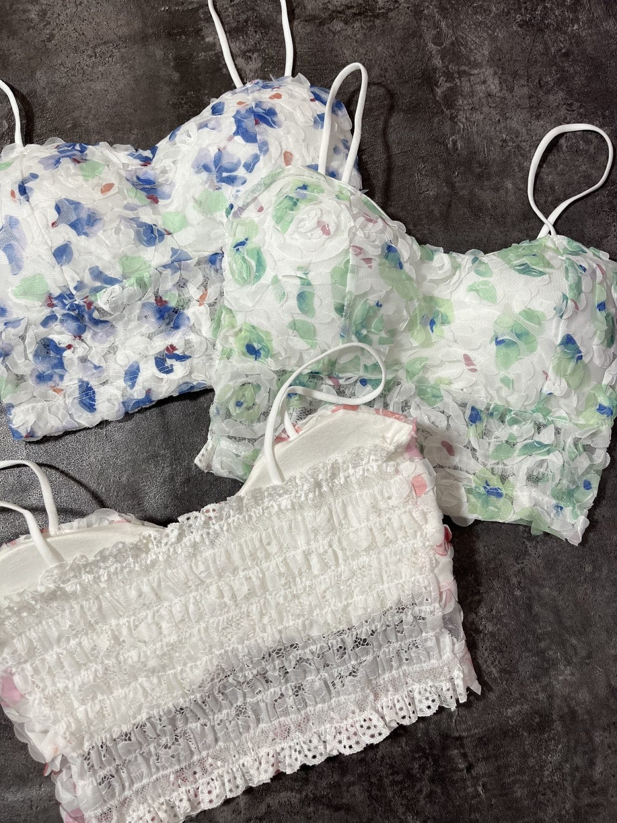 کراپ اورجینال وارداتی طرح گل(2942) - Image 2